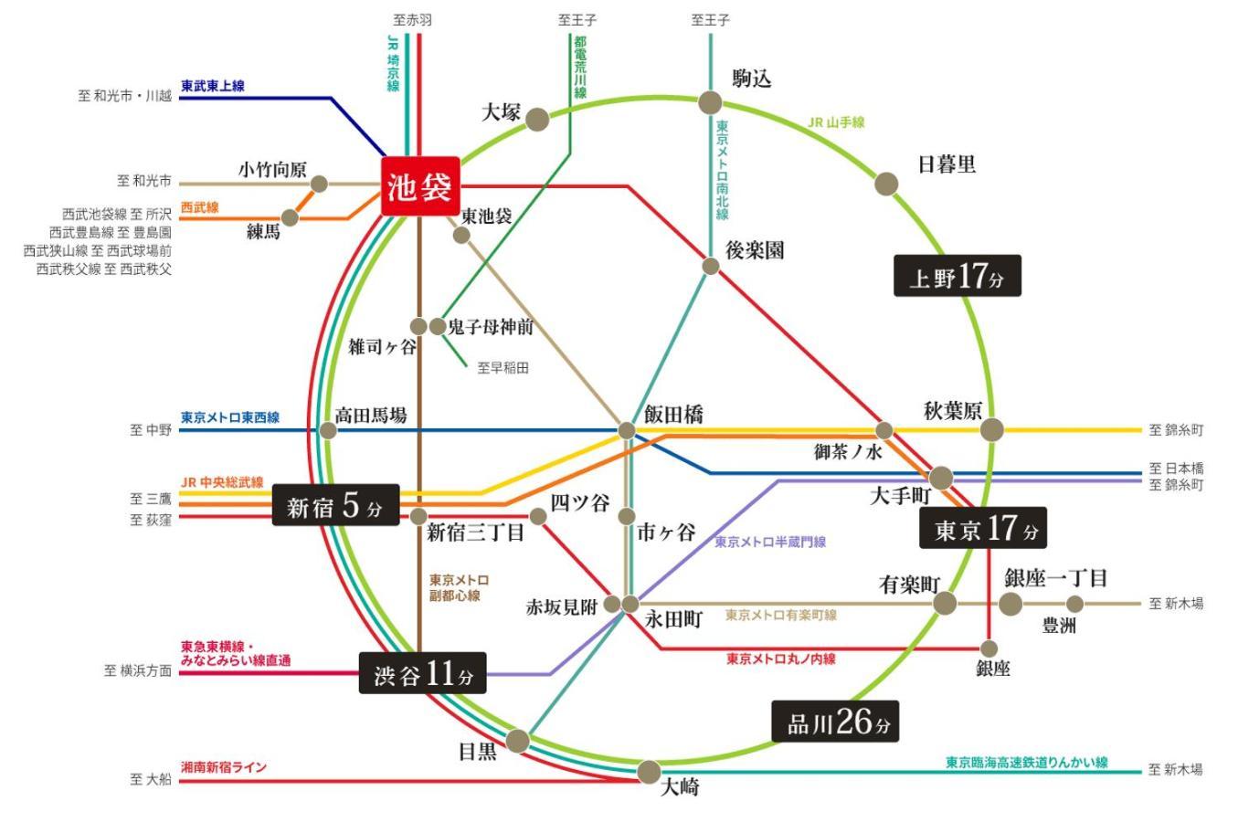 Appartement Tokiwa 10 Building 6min Walk From Ikebukuro Station Direct Access To The Airport Tōkyō